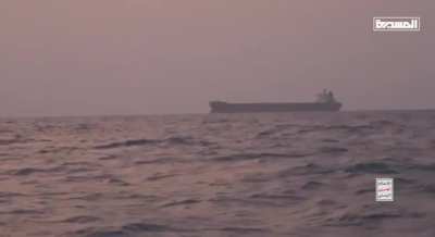 The Houthis published footage of their attack on the ship "Transworld Navigator" using their new "Toofan 1" kamikaze USV [23.06.2024]