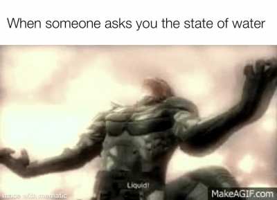 But ice is solid