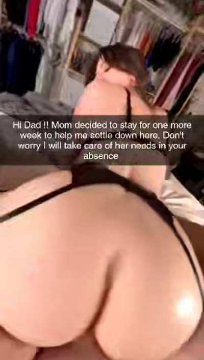 Don&rsquo;t worry Dad&hellip; I&rsquo;ll take good care of Mom! 