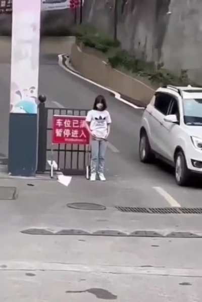 A random woman on the street