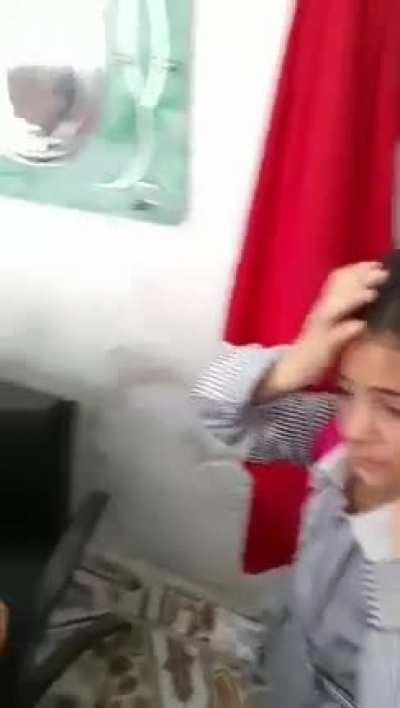 Israeli settlers attack a primary school in Nablus today.