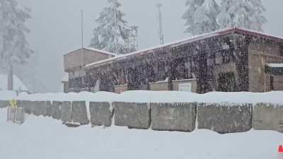 Mother Nature making up for lost time on Mt. Seymour today. Heavy Snowfall and will be enough to open before Christmas.