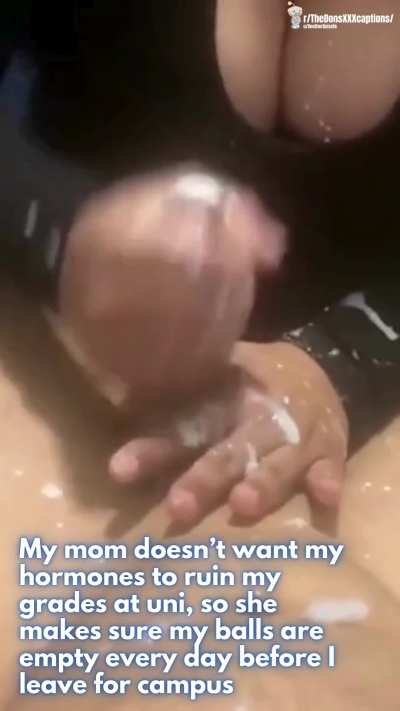 The best moms take care of their boys forever