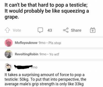 anyone for an experiment ?