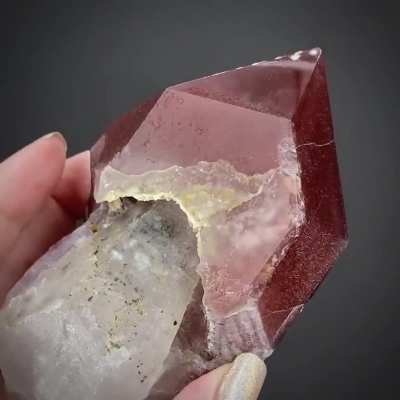 Strawberry Quartz Crystal