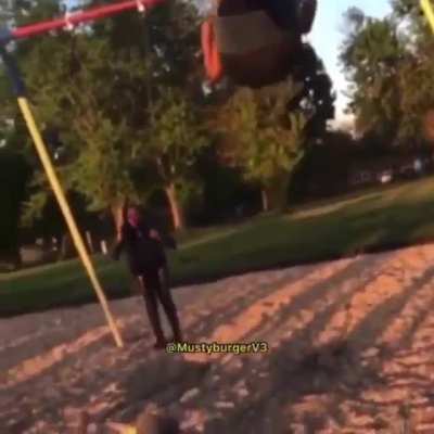 Damn...Kicked the life outta him