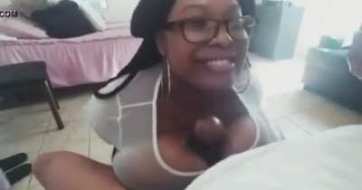 She didn&rsquo;t even realize How fast She made him nut 😭🥜🍼💦💦