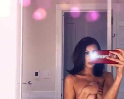 Covering Her Tits
