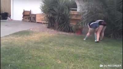 Nice Fight from two strong women, Brunette should have put her &ldquo;fat cellulite ass&rdquo; right on her face and made her smell all of her stench for that rude insult