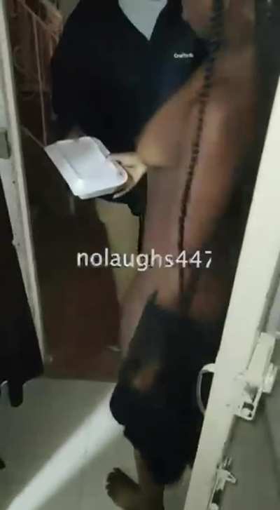 I let the Delivery guy touch my pussy