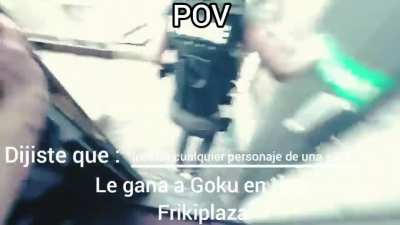 Nadie le gana al Goku.