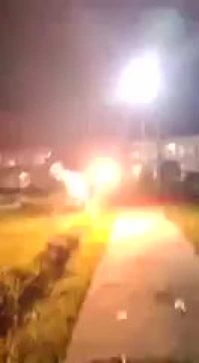 When you try to play with firecrackers.