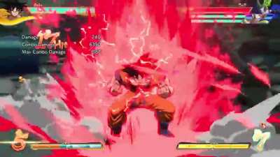 Baseku corner combo I found while waiting for a match.