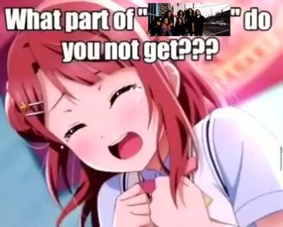 Anime Girl saying : 