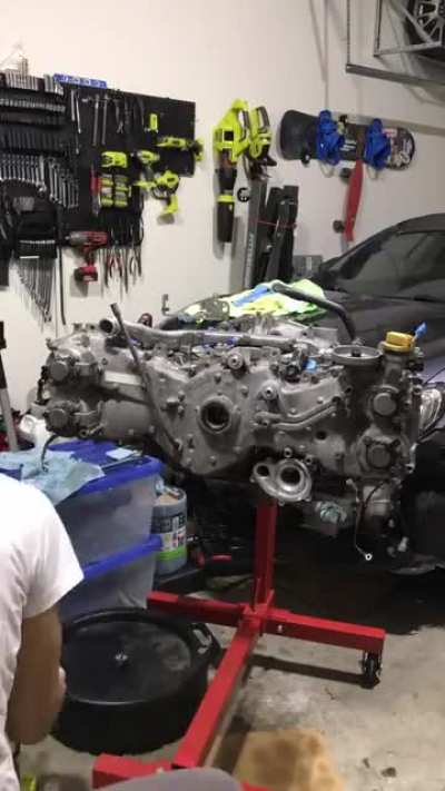 I don&rsquo;t think this counts as technically &ldquo;rebuilding&rdquo; the engine, more like putting it back together? Probably took about 50 hours over three weeks to complete, since it was my first (and hopefully last) time doing something this intensive.