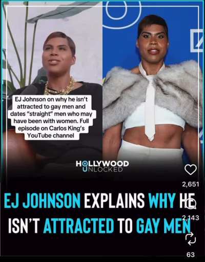 Magic Johnson’s son EJ Johnson son says he only dates straight men despite him not being straight