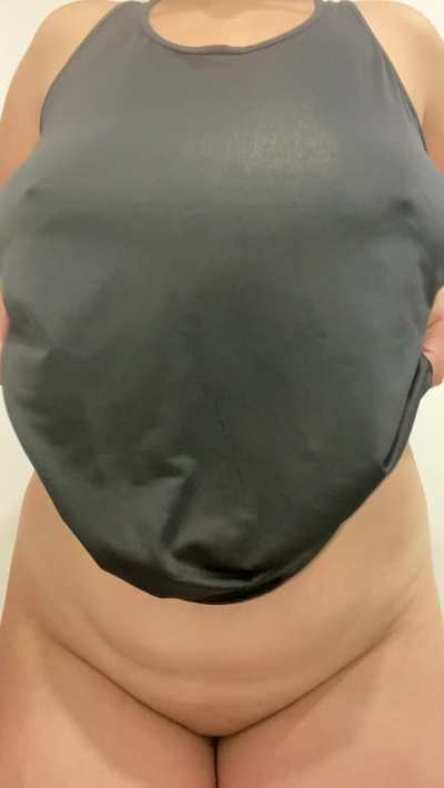 Titty drops are better with no pants! 😈 OC Drop always xo