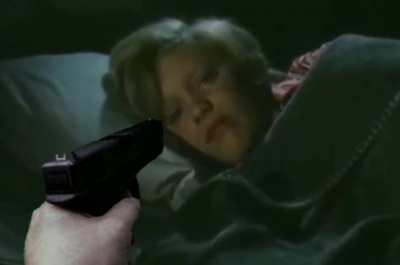 "Remember how you once asked me how a bullet comes out of a gun?" - seems like that's the line Grandpa Joe uses before he murders his next victim (Audio on)