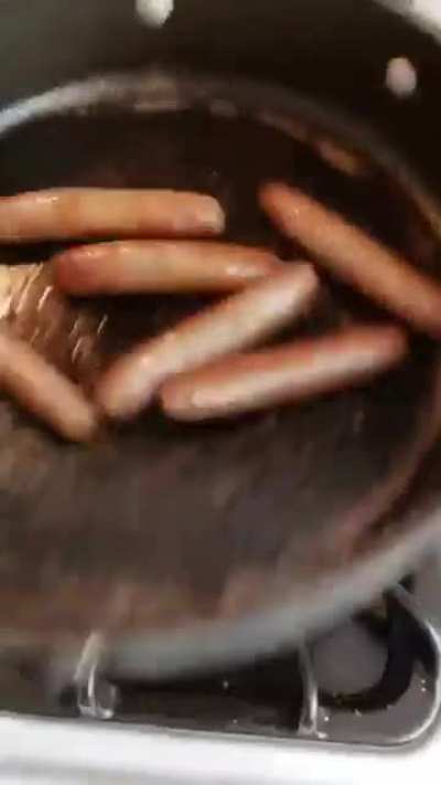 Scared sausages