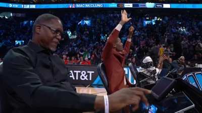 [Highlight] Mac McClung flies for his first dunk of the NBA 2023 AT&T Dunk Contest