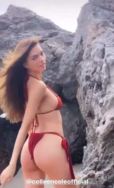Red bikini video