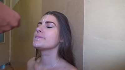 She takes it like a champ