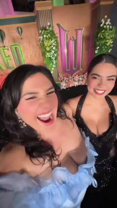 Auli&rsquo;i with Lauren at the Wicked: For Good premiere 11/17/2025