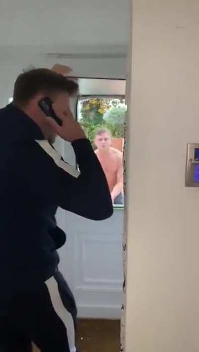 Drugged up lunatic tries to break into someone&rsquo;s house