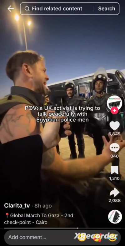 Gaza Convoy Cringe