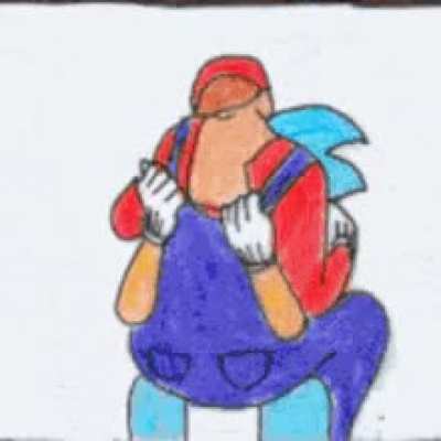 Thanks, I hate Mario and Sonic kissing (happy pride month!)