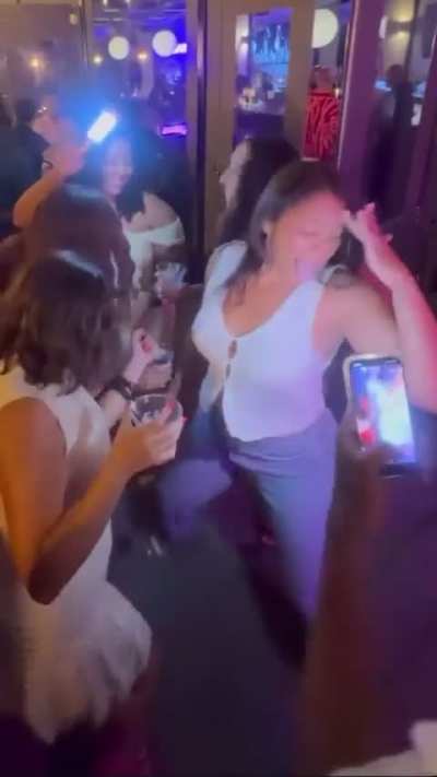 Got her at the P.R parade twerking too