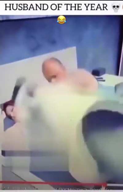 Wife pranking husband