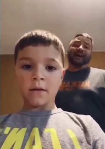 That's one proud father.