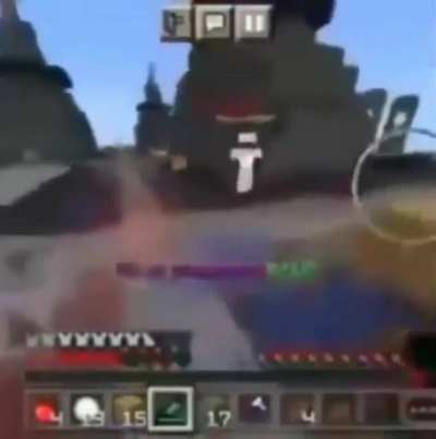 Literally every mobile Minecraft player 😂