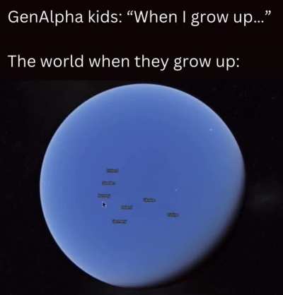 Found quite the glitch in Google Earth and decided to make a meme from it&hellip;
