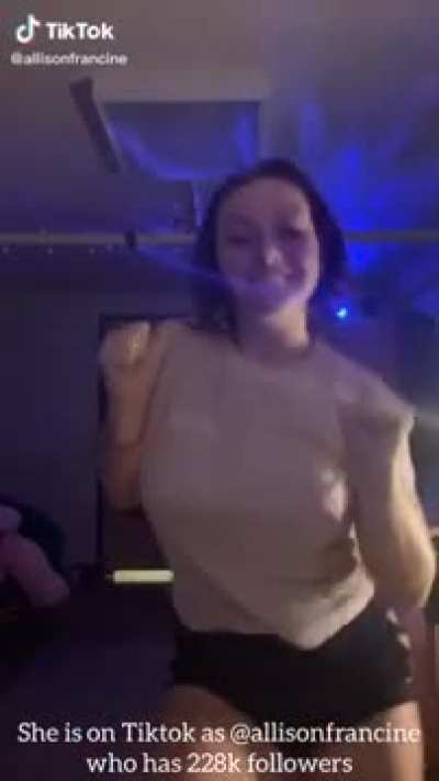 Allison Salvetti BRALESS Tiktok Compilation | @allisonfrancine | HOTTEST TIKTOKERS