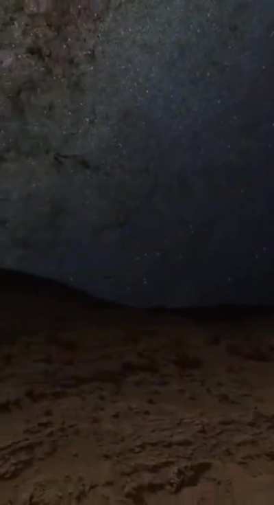 Night sky view from Mars