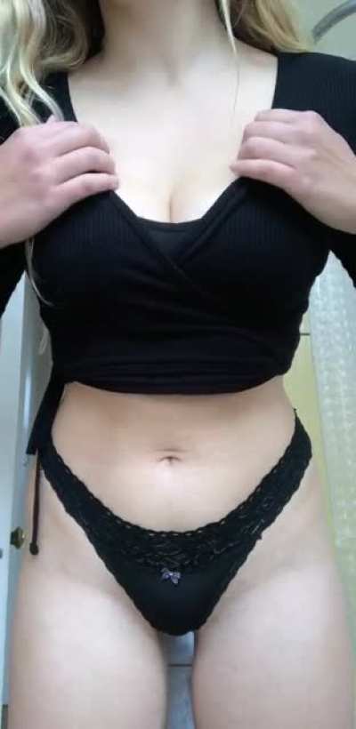 i think my tits would look a lot better with a nice hard cock in between [f]