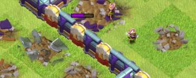 Why are they attacking the wall with 1,000 more hp than the wall right next to it?