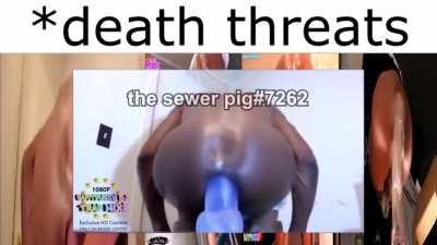 He was sent death threats 😭 😭 😭