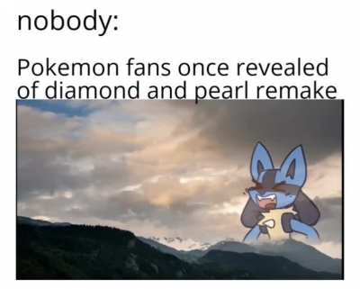 F for pokemon fans