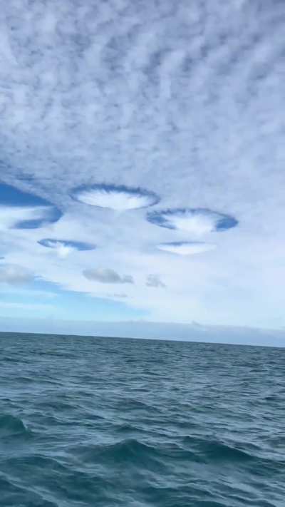 Holes in the clouds