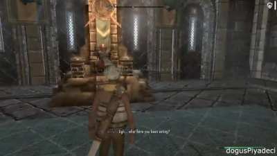 Farting in Ulfric's face with Baked Beans mod