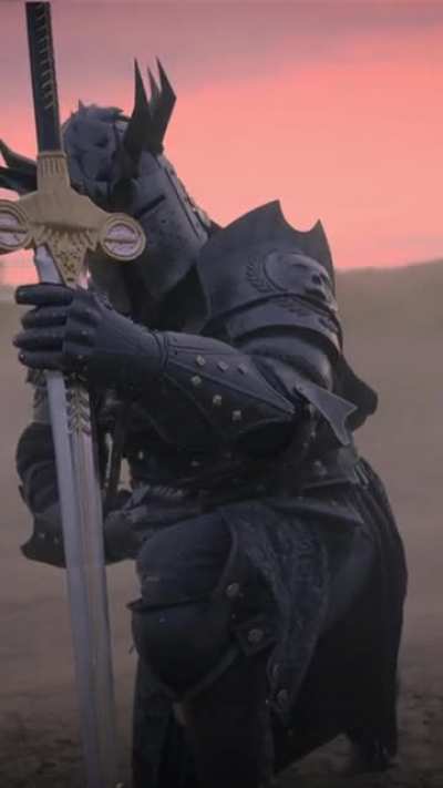 When Merlin sent you to the wrong century&hellip;.My ForHonor warden cosplay out of steel.