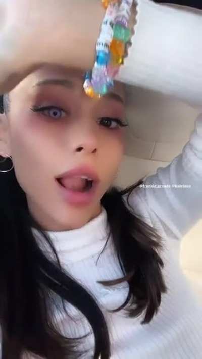 Tongue out