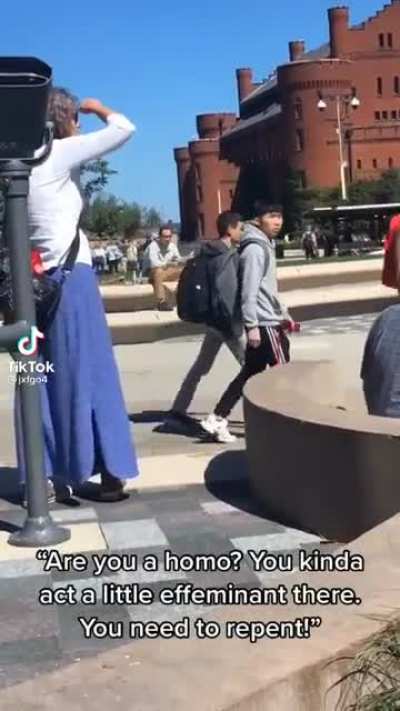 This lady says you must repent