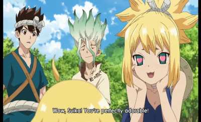 Suika looks perfectly adorable until... [Dr. Stone]