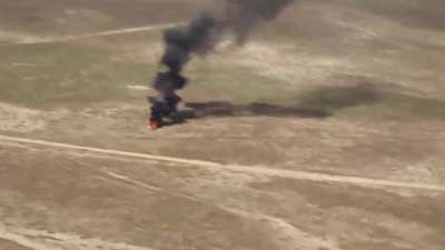 Iraqi Door gunner destroy a moving isis Pickup then proceed to kill the fighter who got out of the burning vehicle. Anbar dessert- May 23, 2019.