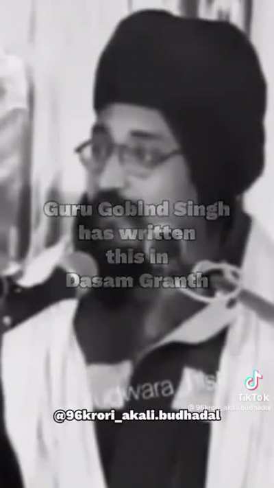 Giani Sher Singh explains where it&rsquo;s written to wear Kirpan