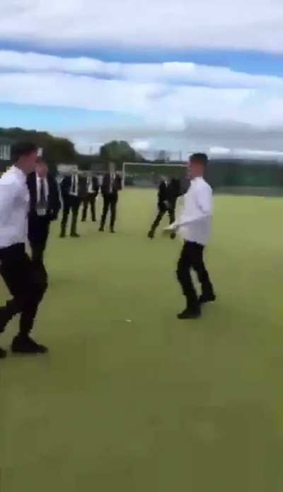 British kids fighting